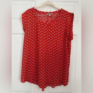 Pleione Women's top XL red/orange